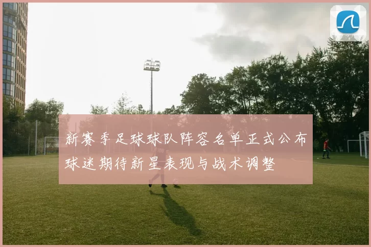 新赛季足球球队阵容名单正式公布球迷期待新星表现与战术调整